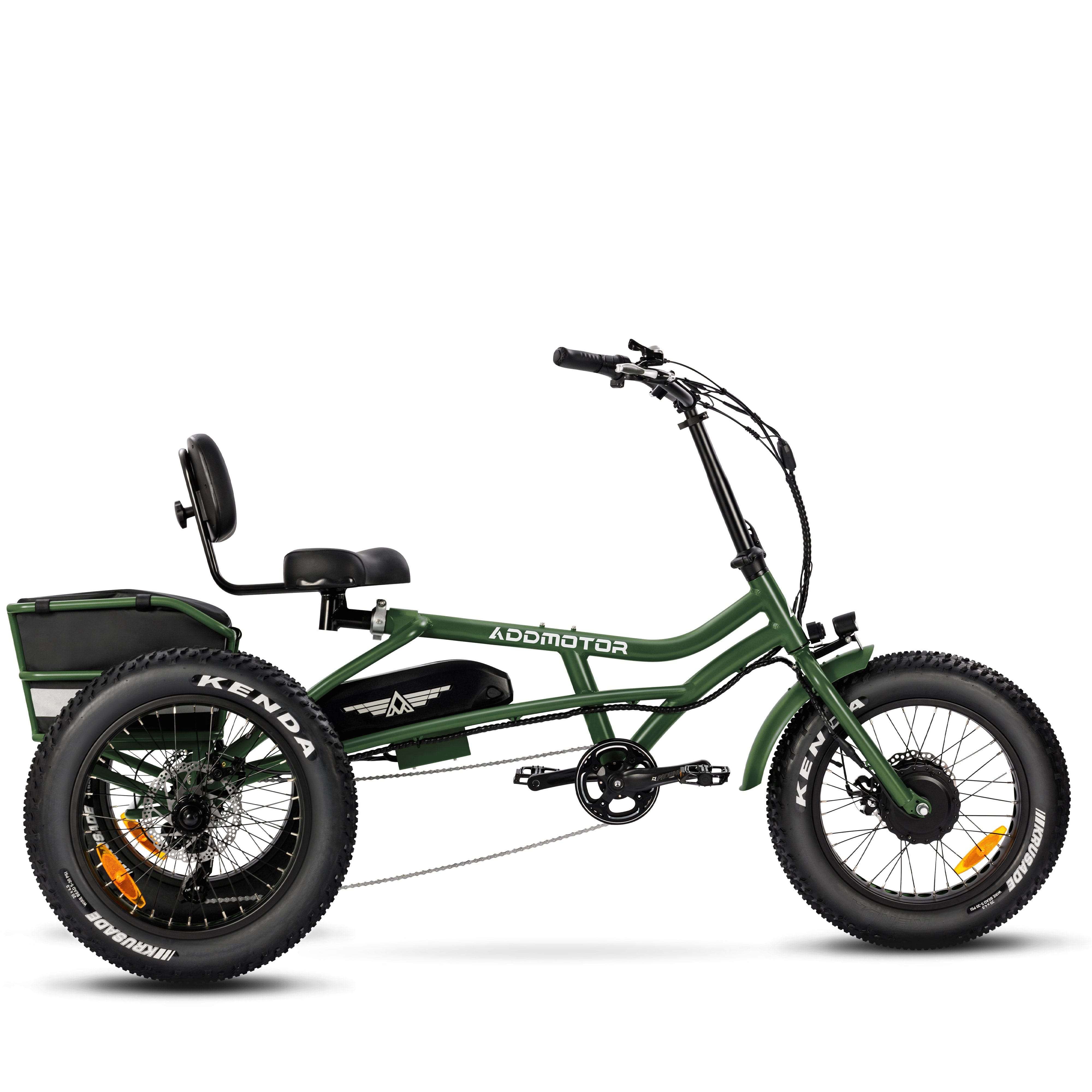 Electric fat tire 2024 recumbent trike